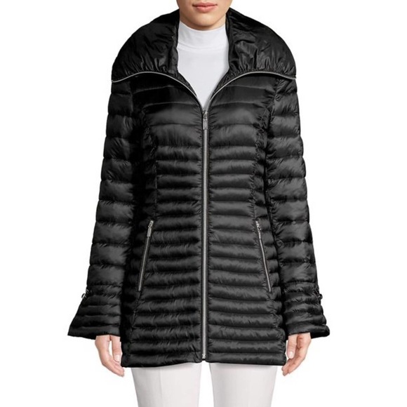 Laundry Shelli Segal bell-sleeve puffer coat - Picture 14 of 15